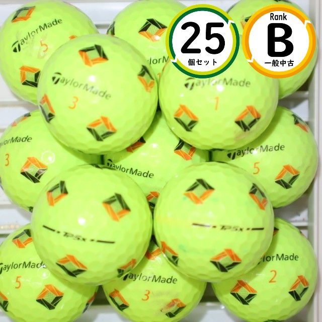 25個 TP5X pix イエロー テーラーメイド Bランク 中古 TAYLORMADE