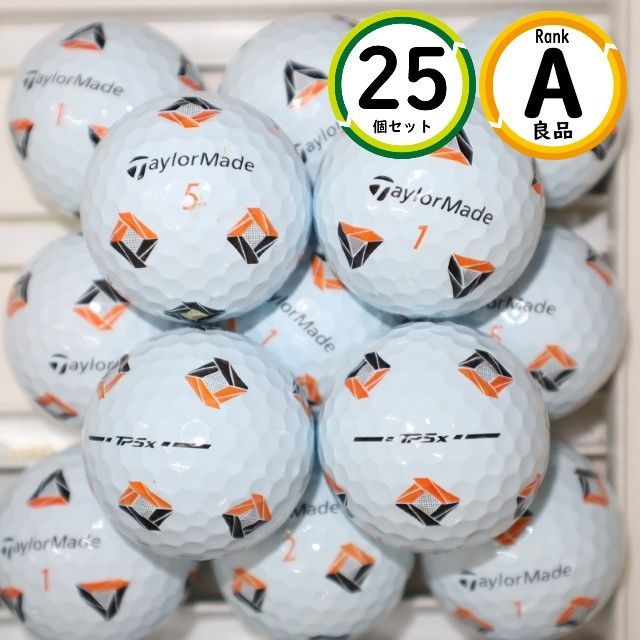 Aランク 25個 TP5X pix テーラーメイド ホワイト 良品 TAYLORMADE