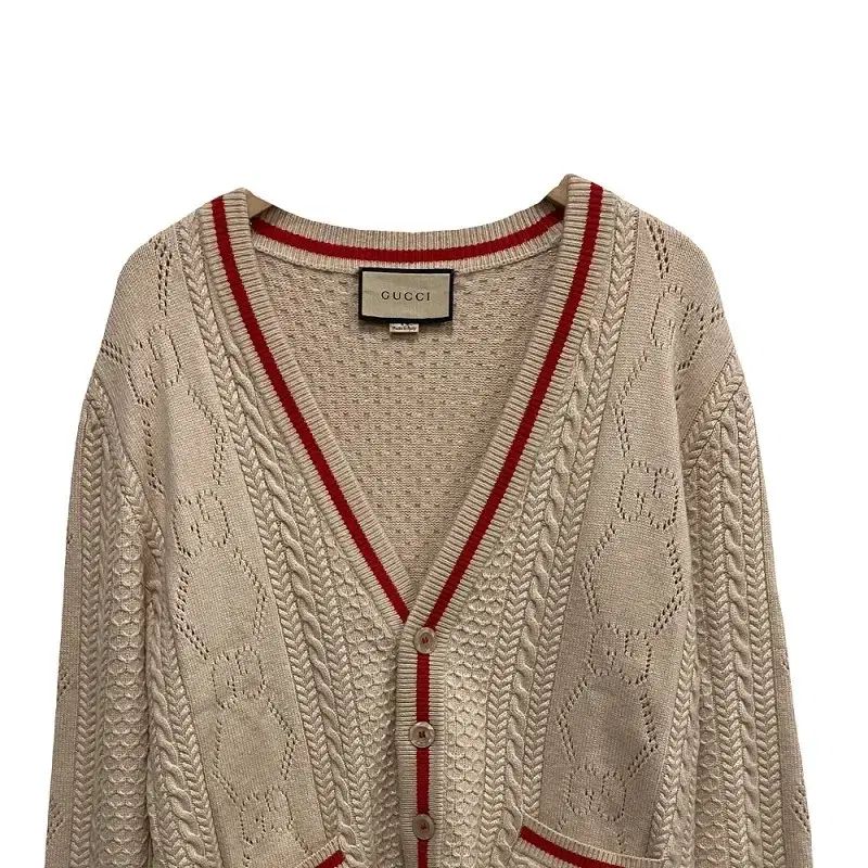 XS/グッチ 正規品 22FW ケイブル ウール カーディガン - メルカリ