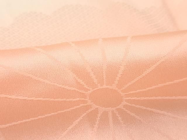 平和屋着物□振袖用長襦袢 無双仕立て 舞花地紋 暈し染め 正絹 逸品