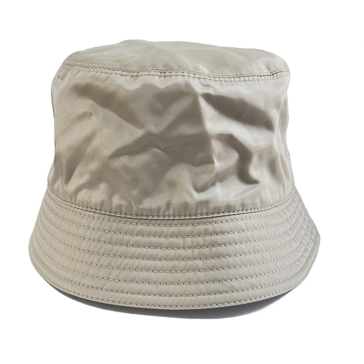 PRADA(プラダ) ハット L Re-Nylon バケットハット 1HC137 ベージュ