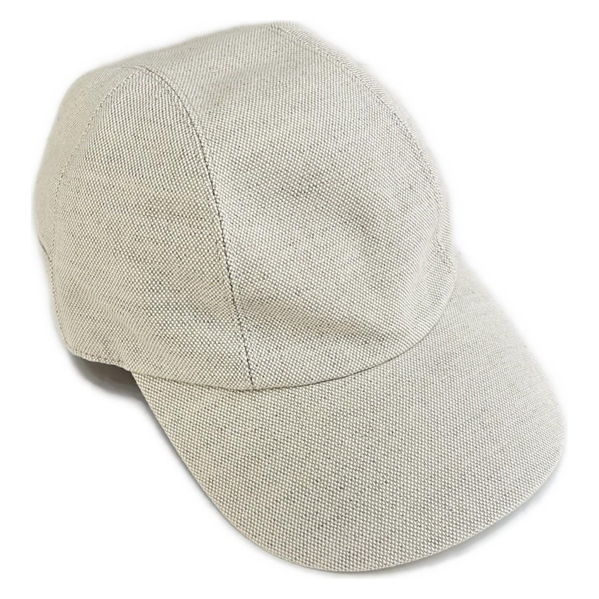 HERMES(エルメス) キャップ 60 - ベージュ コットン、リネン - メルカリ
