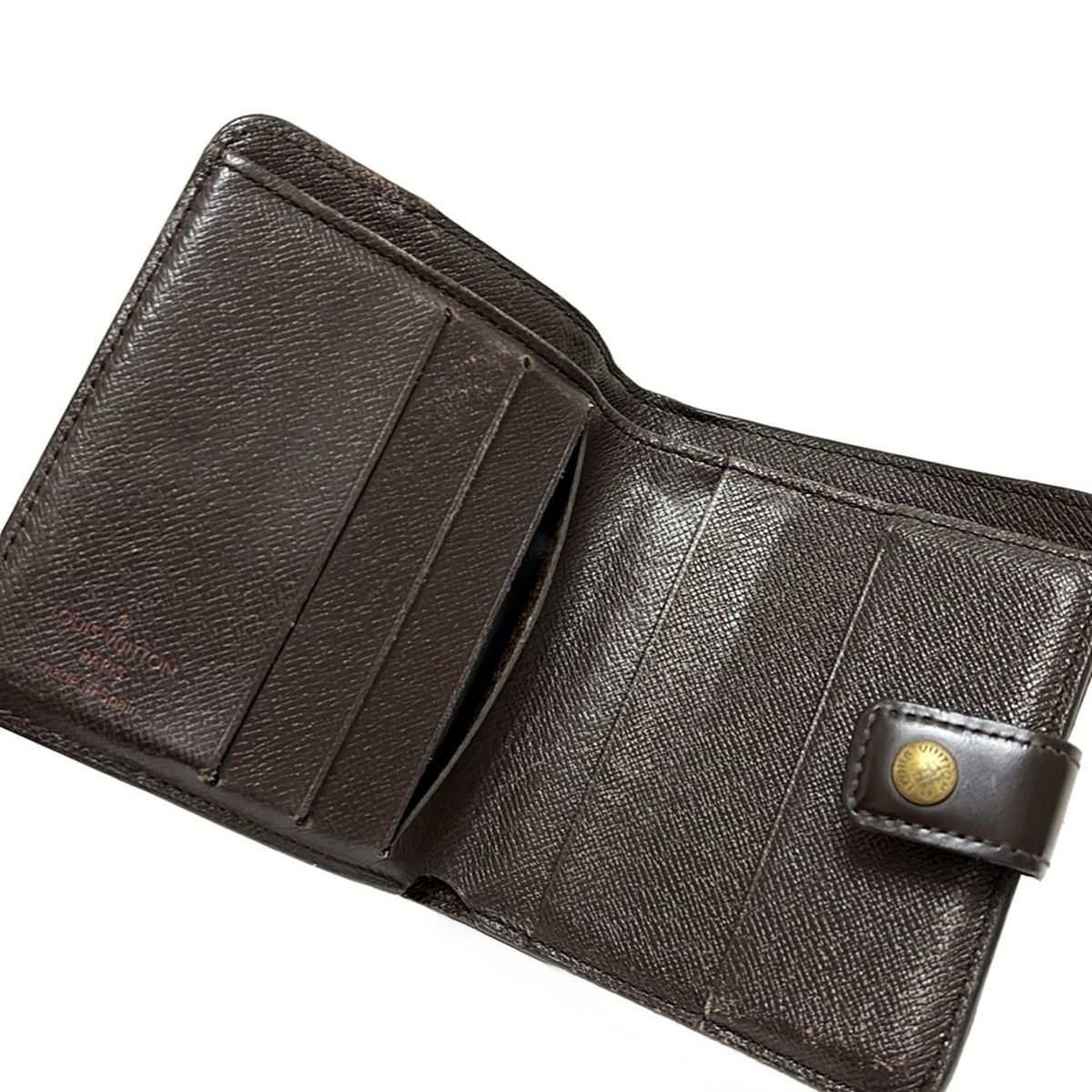 LOUIS VUITTON(ルイヴィトン) 2つ折り財布 ダミエ コンパクトジップ