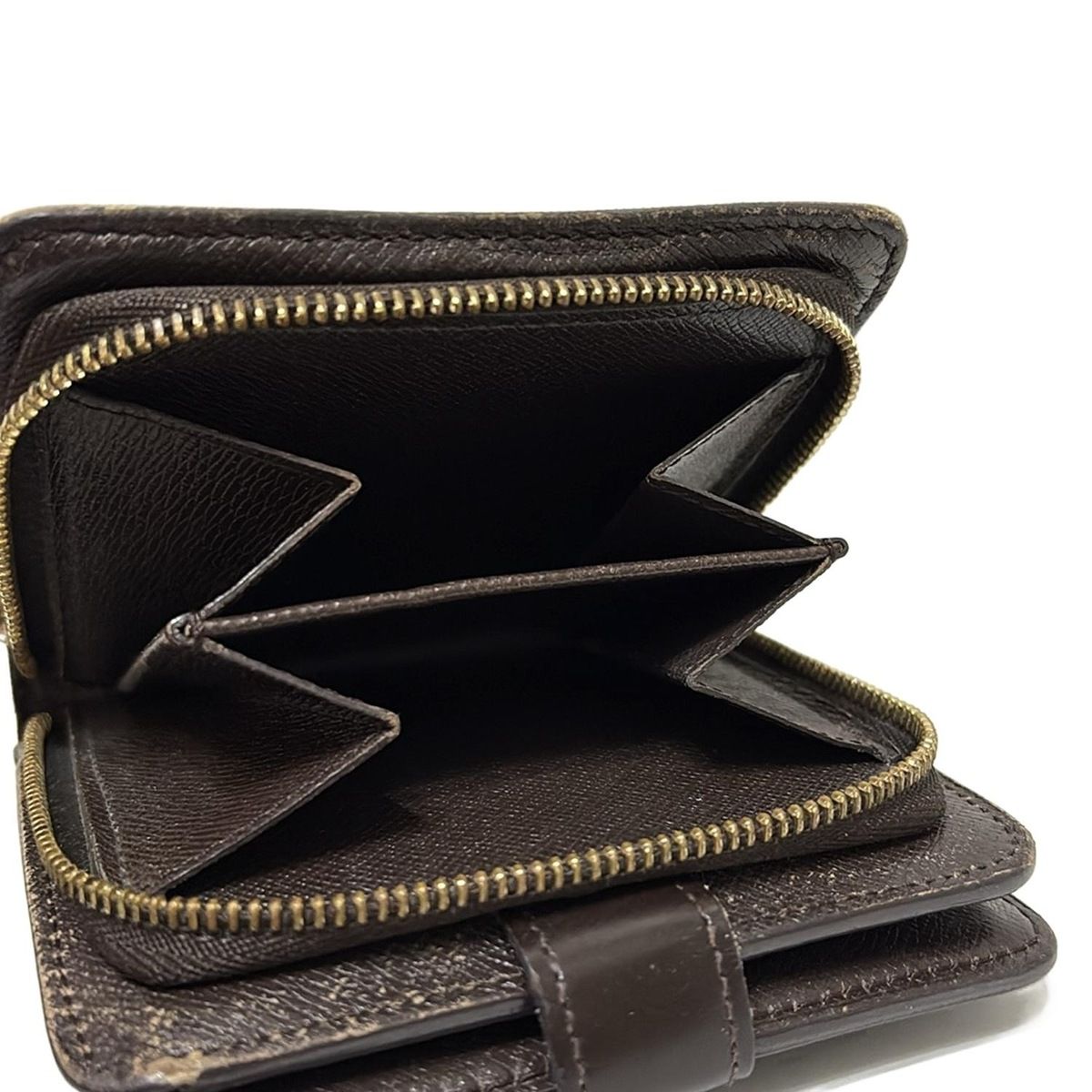 LOUIS VUITTON(ルイヴィトン) 2つ折り財布 ダミエ コンパクトジップ