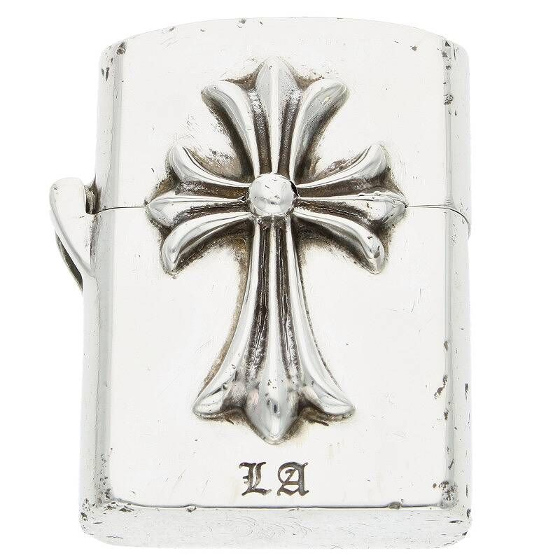 クロムハーツ ZIPPO LIGHTERZ-V4 LA限定スモールCHクロスジッポライター メンズ