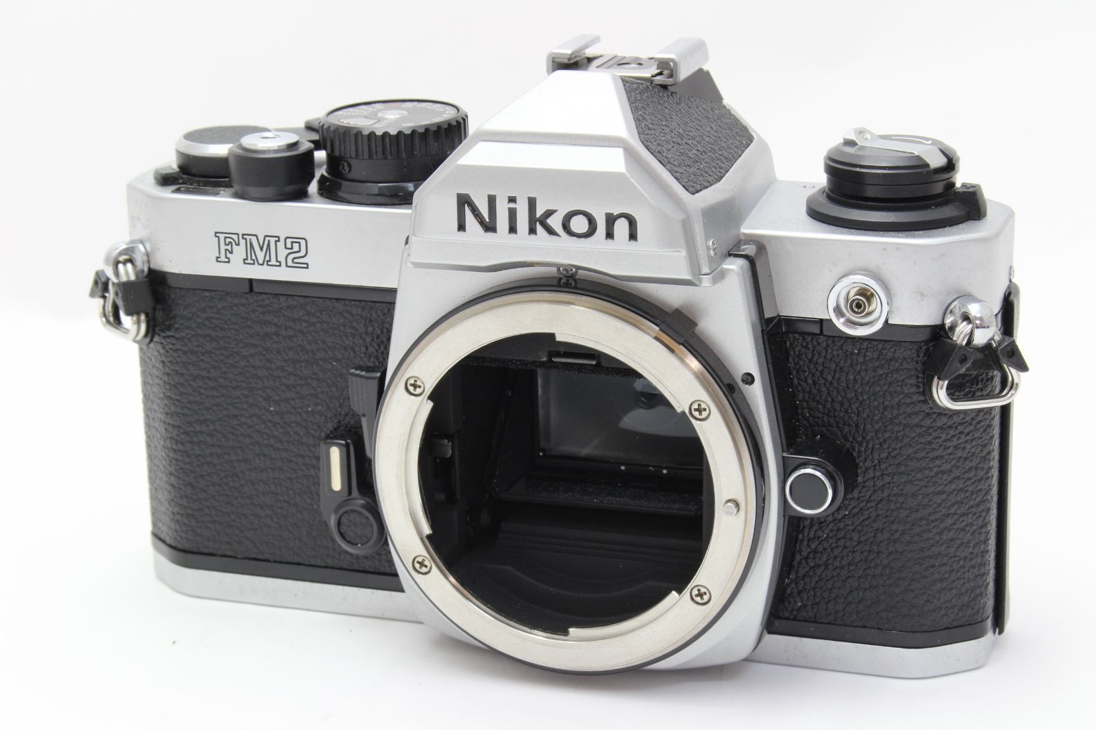 AB+ (良品) Nikon ニコン New FM2 シルバー ボディ 初期不良返品無料