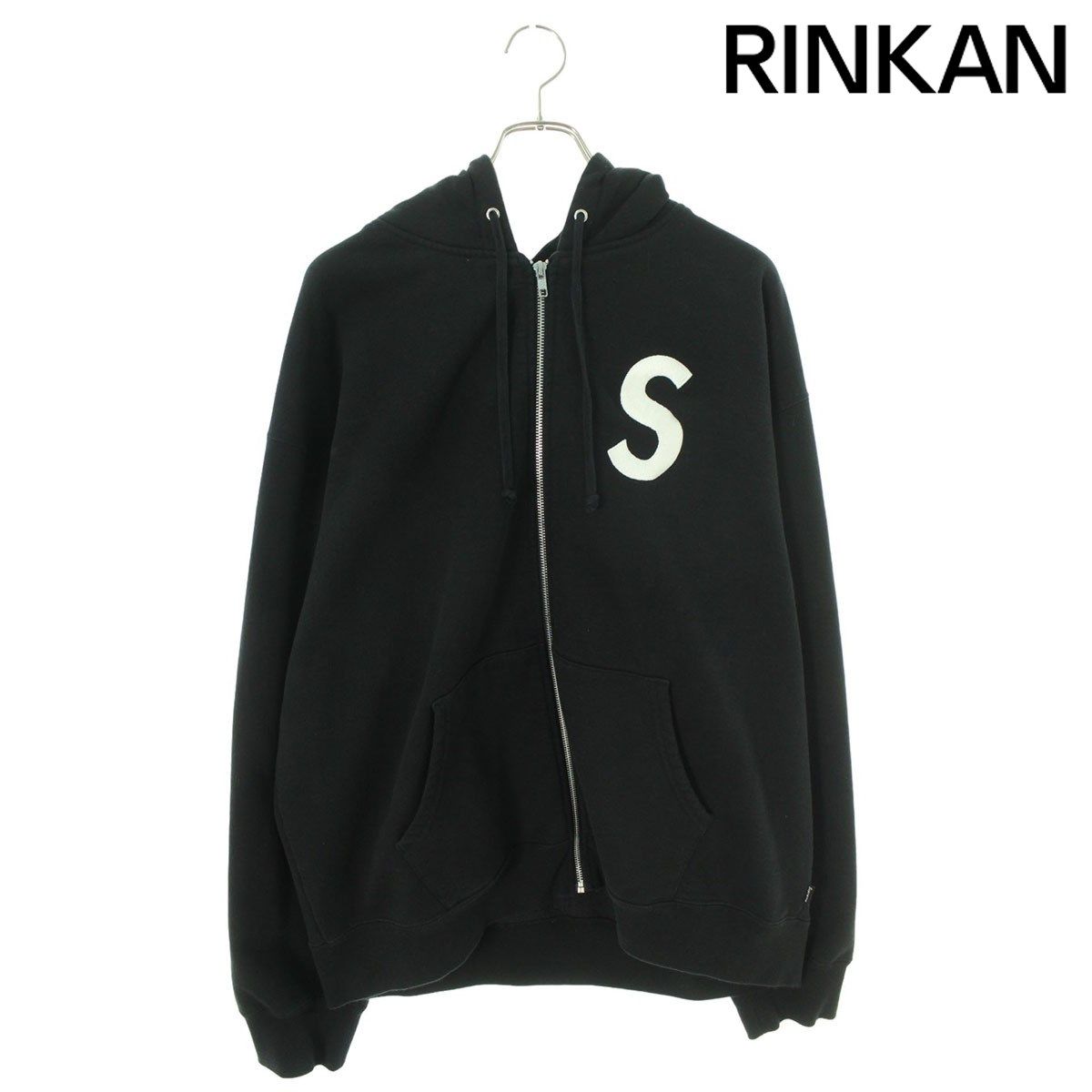 シュプリーム 23AW S Logo Zip Up Hooded Sweatshirt Sロゴジップ 