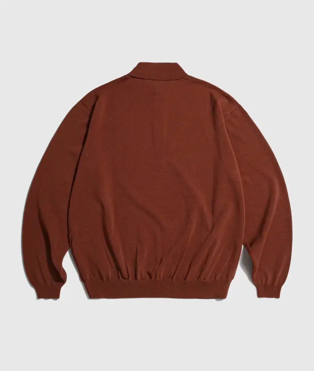 エスピオナージ KNITTED ポロ シャツ バーント オレンジ (M)