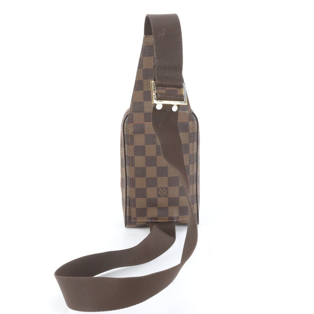 極美品 ルイヴィトン ダミエ ジェロニモス N51994 レザー 2WAY ボディ