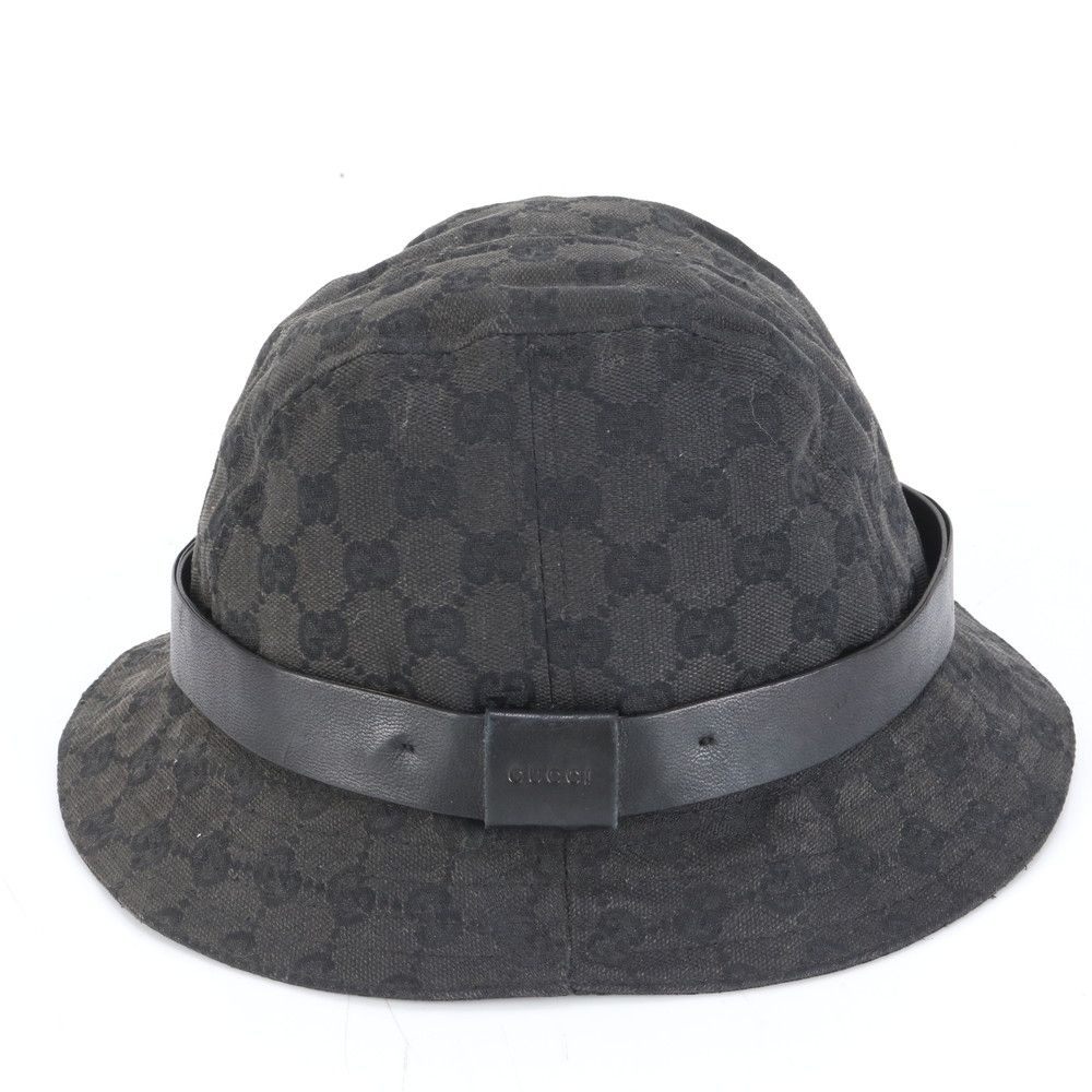 グッチ GG キャンバス バケット ハット バケハ 帽子 030367 XM116