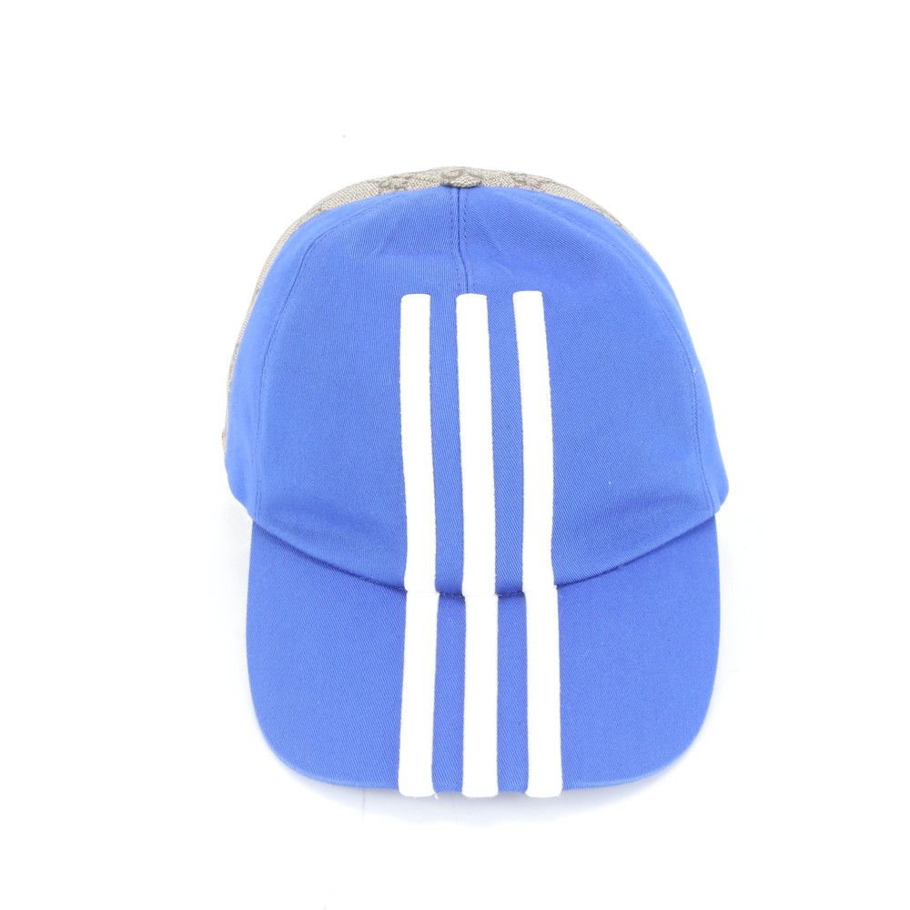 極美品 グッチ × アディダス コラボ GG スプリーム ダブルバイザー 両