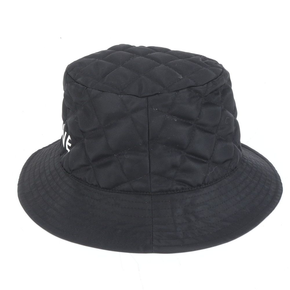 【極美品】CELINEセリーヌ　キルティングバケットハット　ブラック　XS 極美品 セリーヌ キルティング バケット ハット バケハ 帽子 2AUB0930C