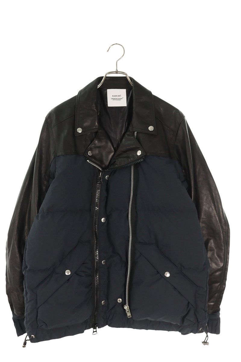 サカイ ×アンダーカバー UNDERCOVER UCZ9203 再構築レザーライダース