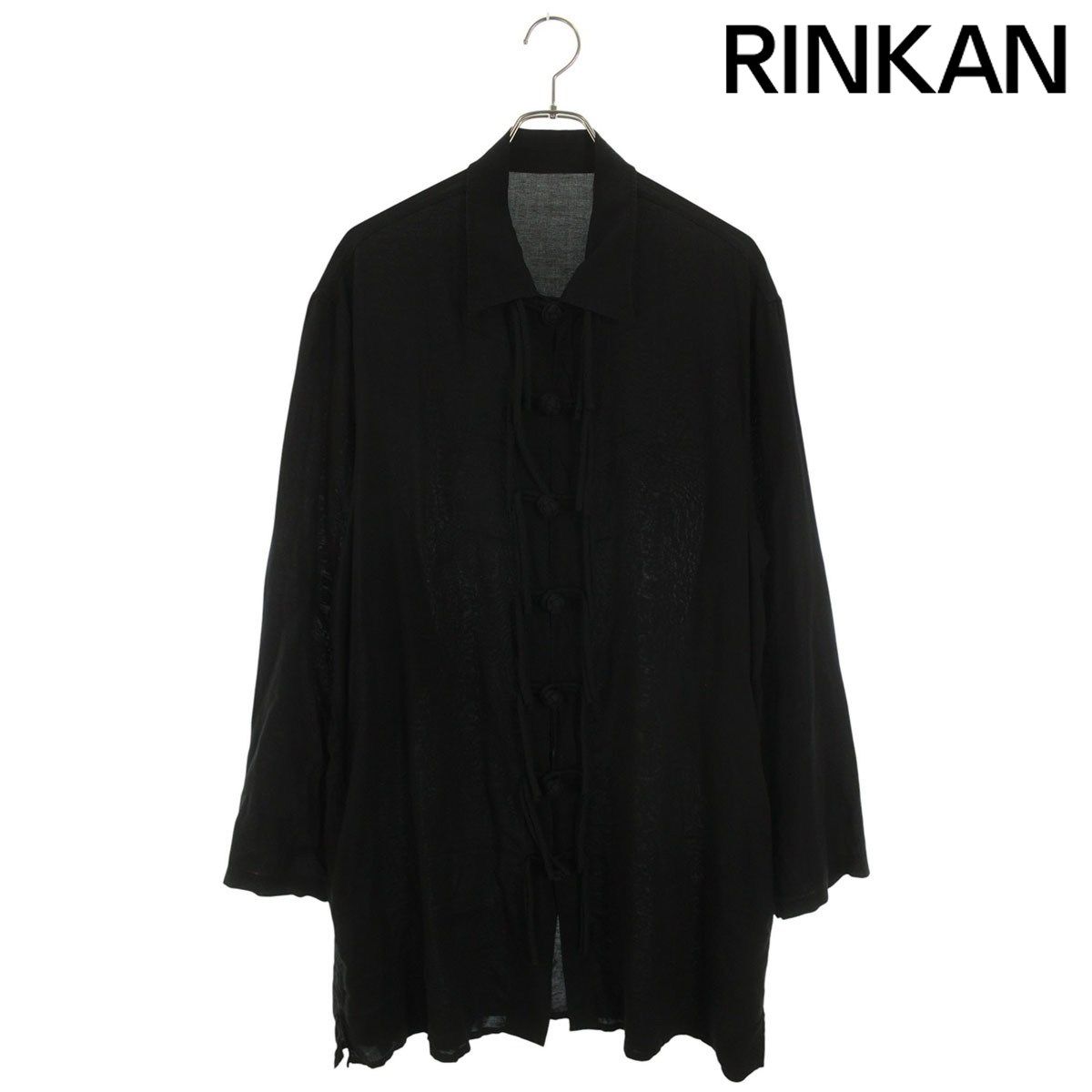 ヨウジヤマモト HG-B62-216 釈迦ボタン ロング長袖シャツ メンズ 2