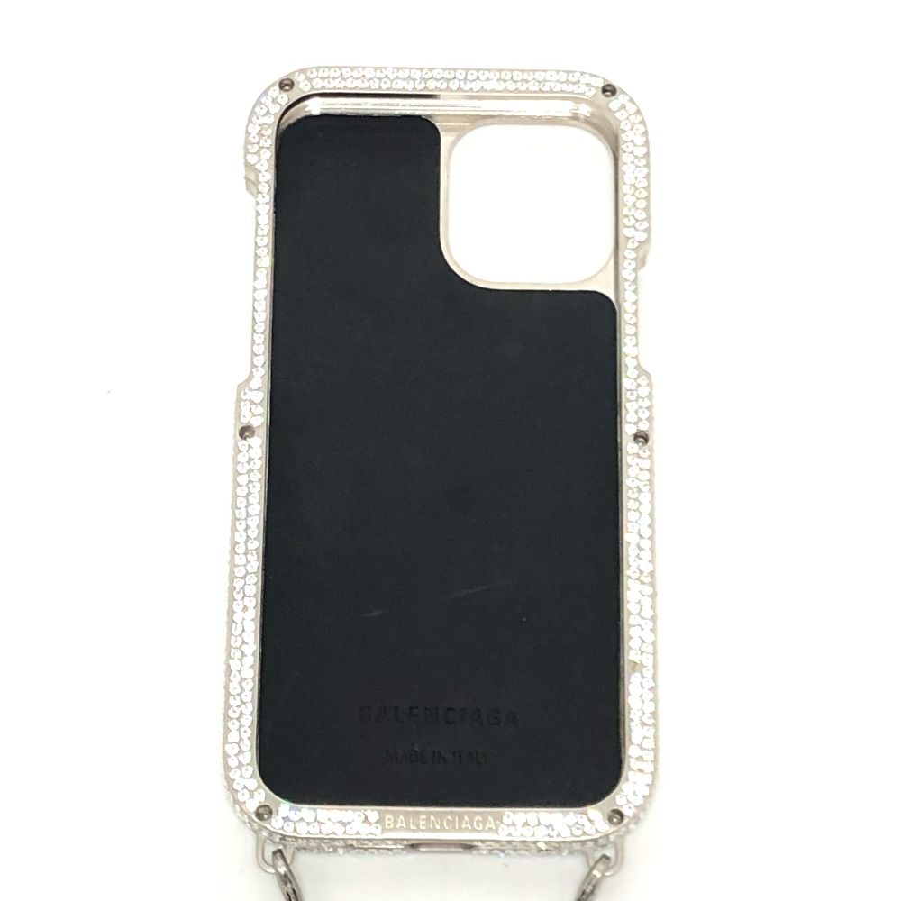 正規 BALENCIAGA バレンシアガ iPhone12 ケース BALENCIAGA バレンシアガ iPhoneケース ラインストーン iPhone 12