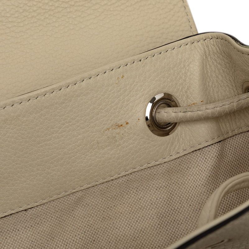 グッチ バンブー リュック バックパック 370833 ホワイト アイボリー