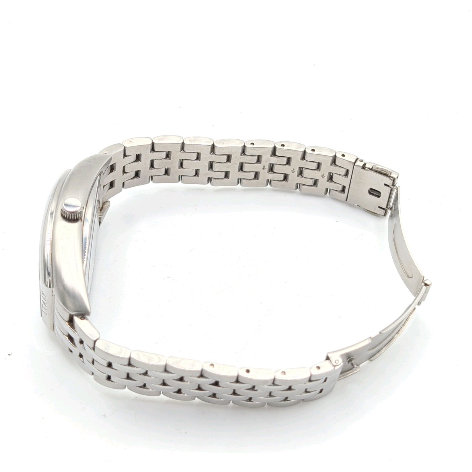  COGU Jumping Hour Watch Automatic Men s Tonneau Black dial Exhibition back コグ ジャンピングアワー 時計 自動巻き メンズ トノー型 シルバー 黒文字盤 裏スケルトン 稼働品 肌触り良好 自動巻き時計 腕時計(アナログ)