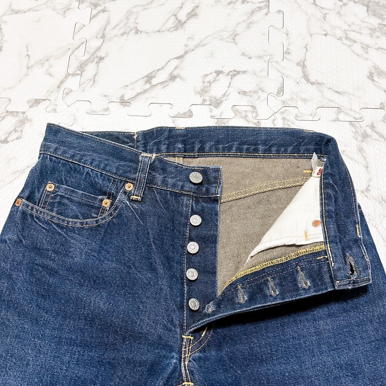 ハリウッドランチマーケット HRM PP4XX デニムパンツ ジーンズ 赤耳