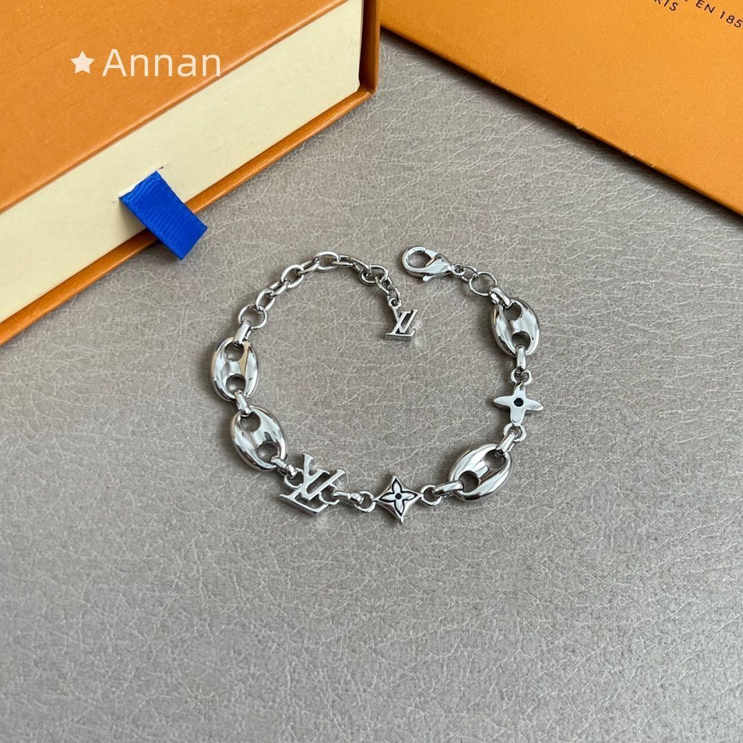 送料込☆ LOUIS VUITTON ルイヴィトン メンズ ブレスレット - メルカリ