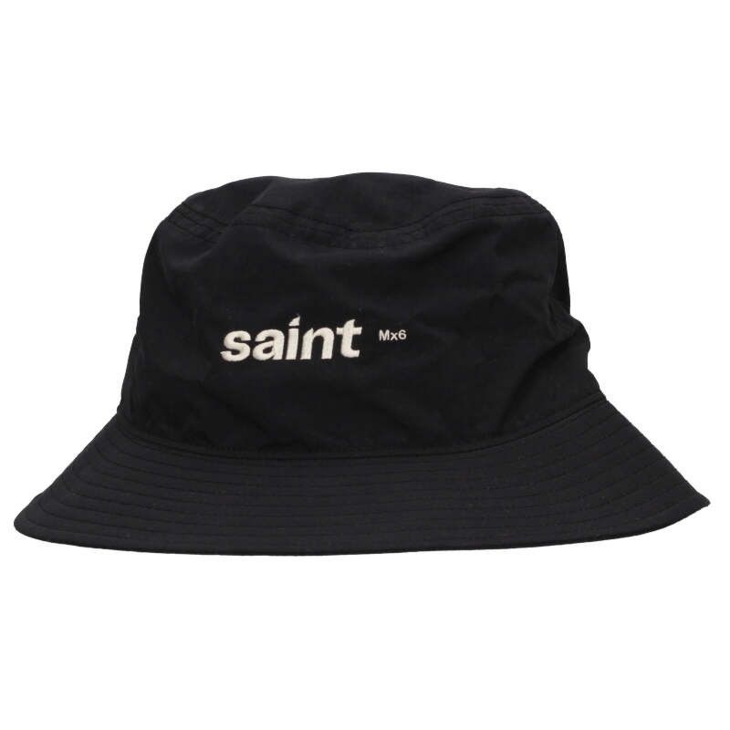 セントマイケル SM-HR8-0000-082 ロゴ刺繍ナイロンバケットハット