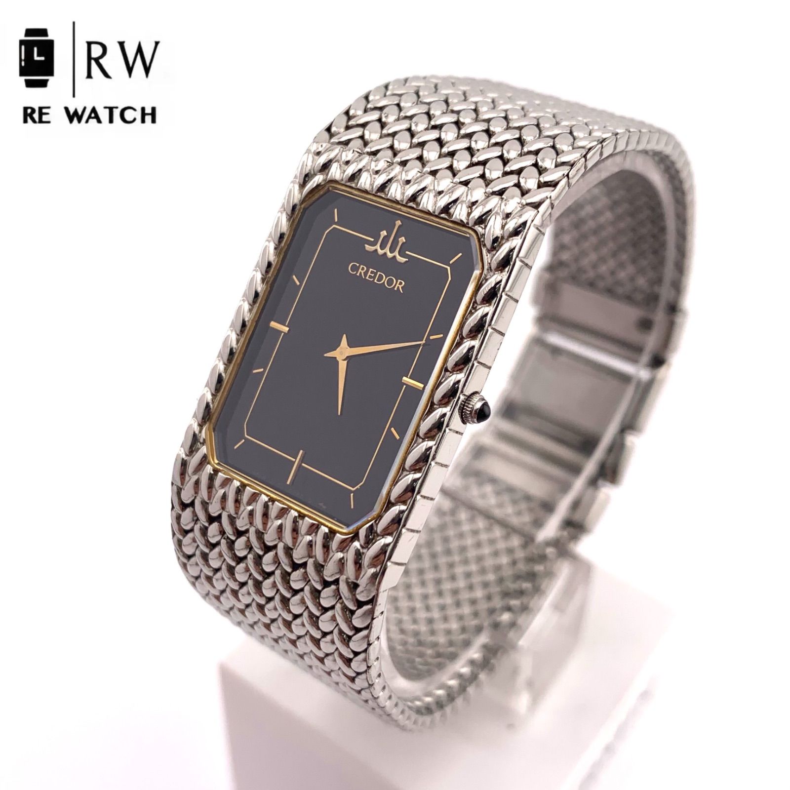 SEIKO CREDOR 2F70-5330 クォーツ腕時計 ブラック/シルバー - メルカリ