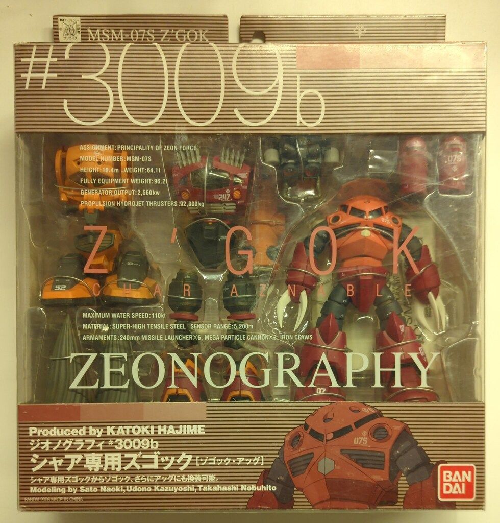バンダイ ZEONOGRAPHY 機動戦士ガンダム MSM-07シャア専用ズゴック