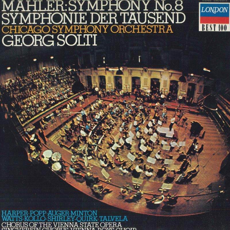 2discs LP ゲオルグ・ショルティ, シカゴ交 マーラー: 交響曲第8番 千