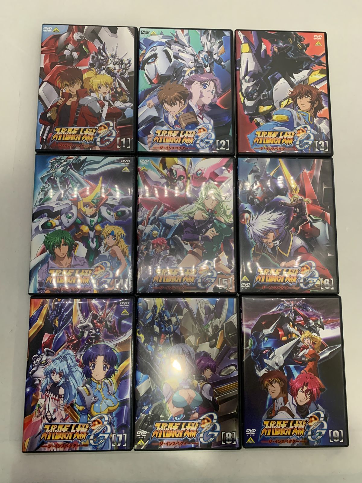 中古 スーパーロボット大戦OG ジ・インスペクター DVD 全9巻セット