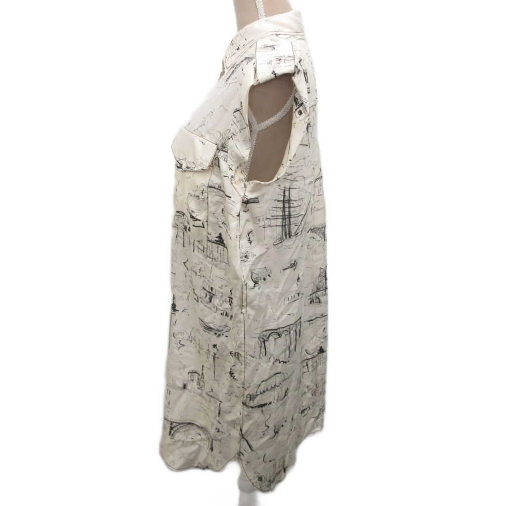 バーバリー BURBERRY シャツワンピース ノースリーブ ミモレ ロング 総