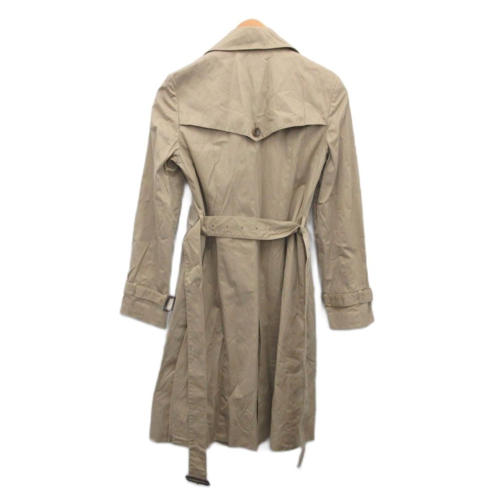 アナイ ANAYI トレンチコート ジャケット ミドル丈 ダブル べージュ 38