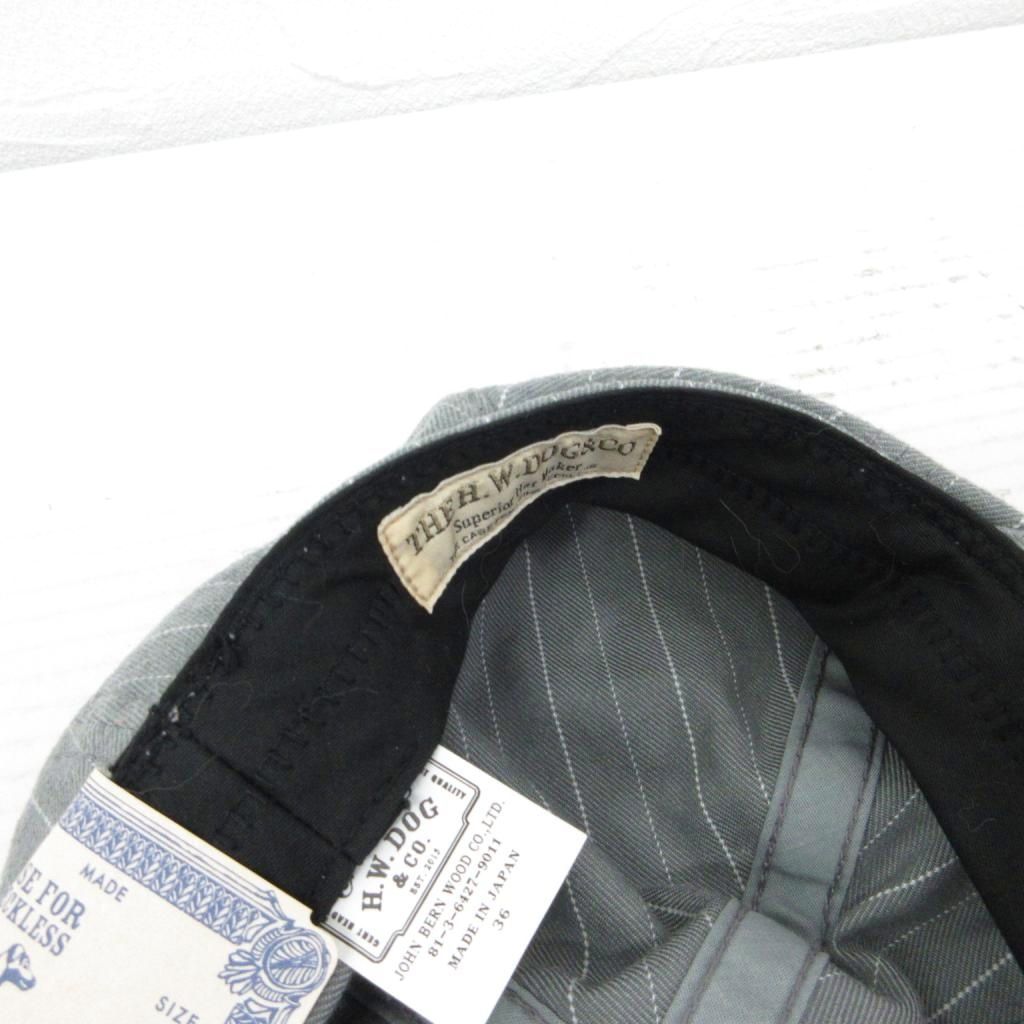 美品 THE H.W.DOG&CO エイチダブリュードッグ TNP CAP キャスケット