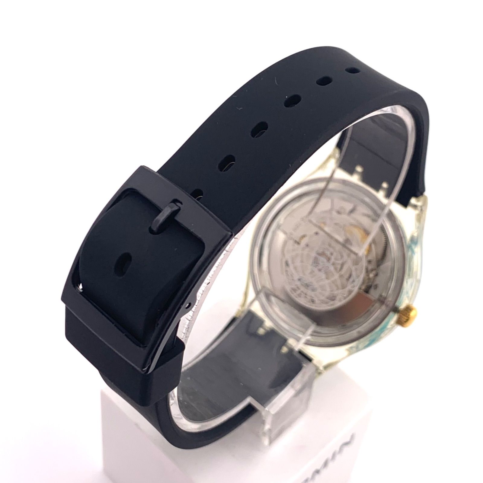 中古】Swatch Summit 92 自動巻き時計 クリア/ブラック - メルカリ