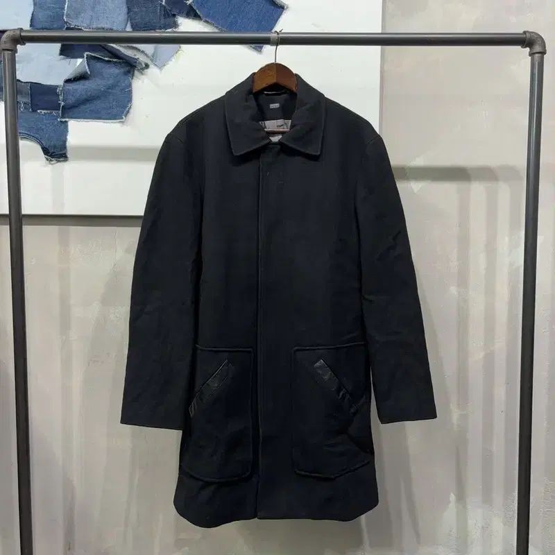 アルマーニ☆ロングコート 95) アルマーニ エクスチェンジ カジュアル ツーウェイ ウール ロング