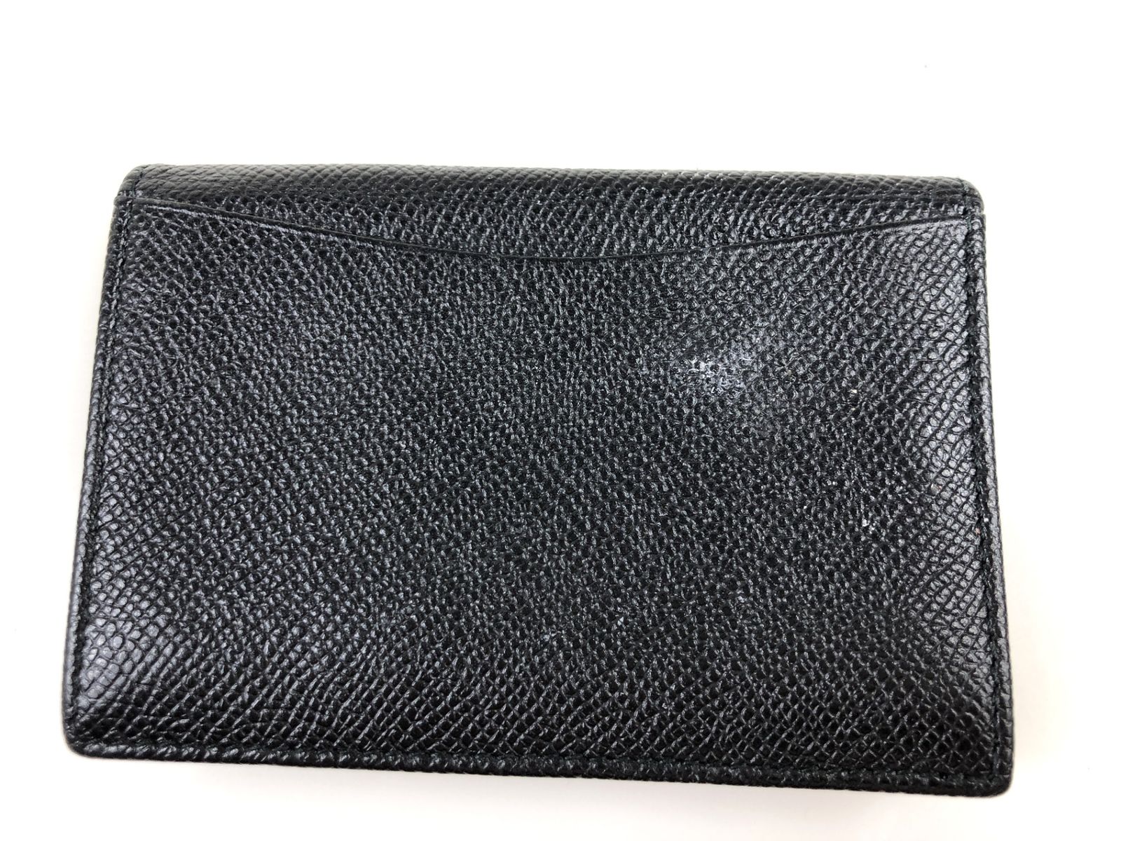 ブルガリ BVLGARI レザー 名刺入れ カードケース 黒/ブラック 送料無料