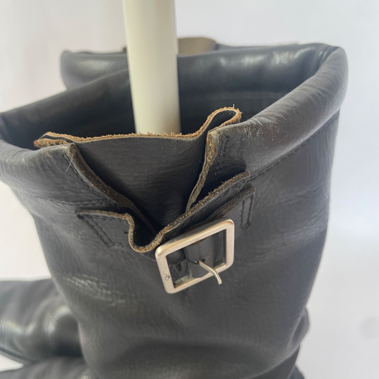 希少 zucca ズッカ 本革 ZUCCa エンジニアブーツ M ブラック - メルカリ