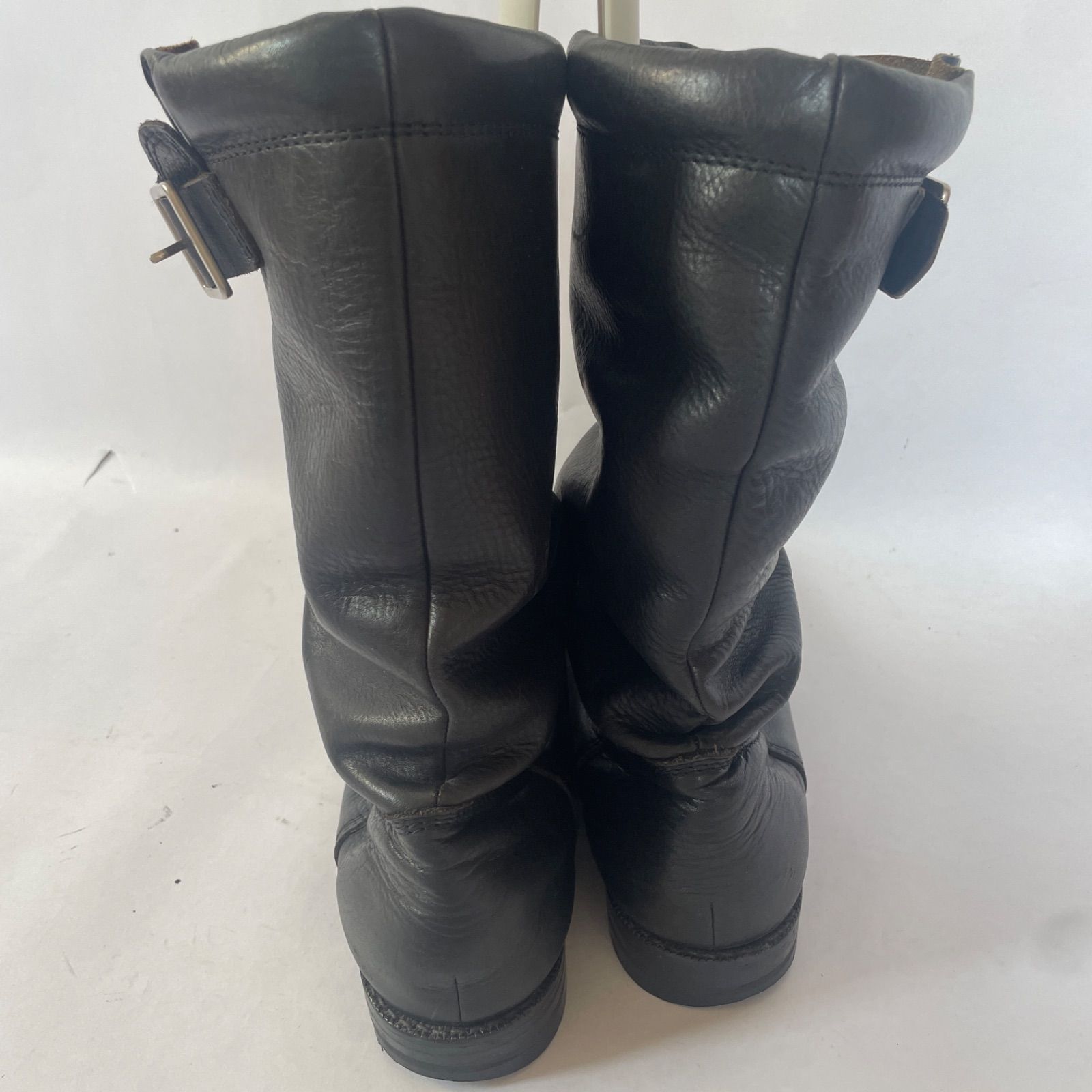 希少 zucca ズッカ 本革 ZUCCa エンジニアブーツ M ブラック - メルカリ