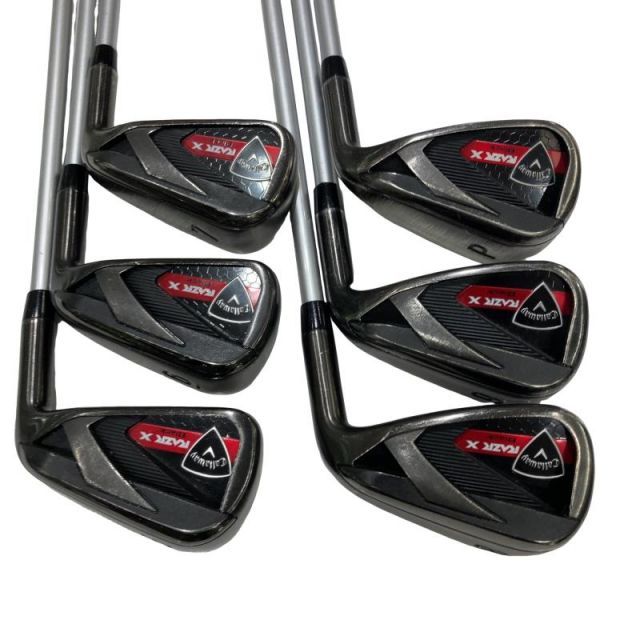 中古】 キャロウェイ RAZR X Black 6S アイアンセット IR RAZR X
