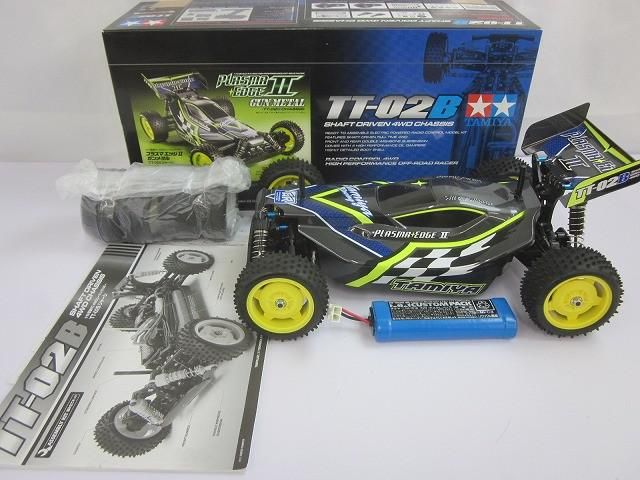 ホビー タミヤ 1 10 電動RC 4 WDレーシングバギー プラズマ エッジII ガンメタル 塗装済みガンメタルボディ まとめ売り 品