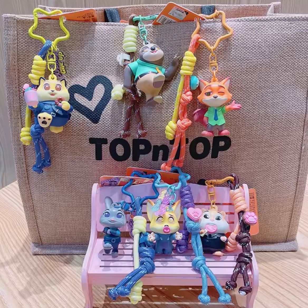 大人気❣️Disney ズートピア キーホルダー 6点セット ストラップ