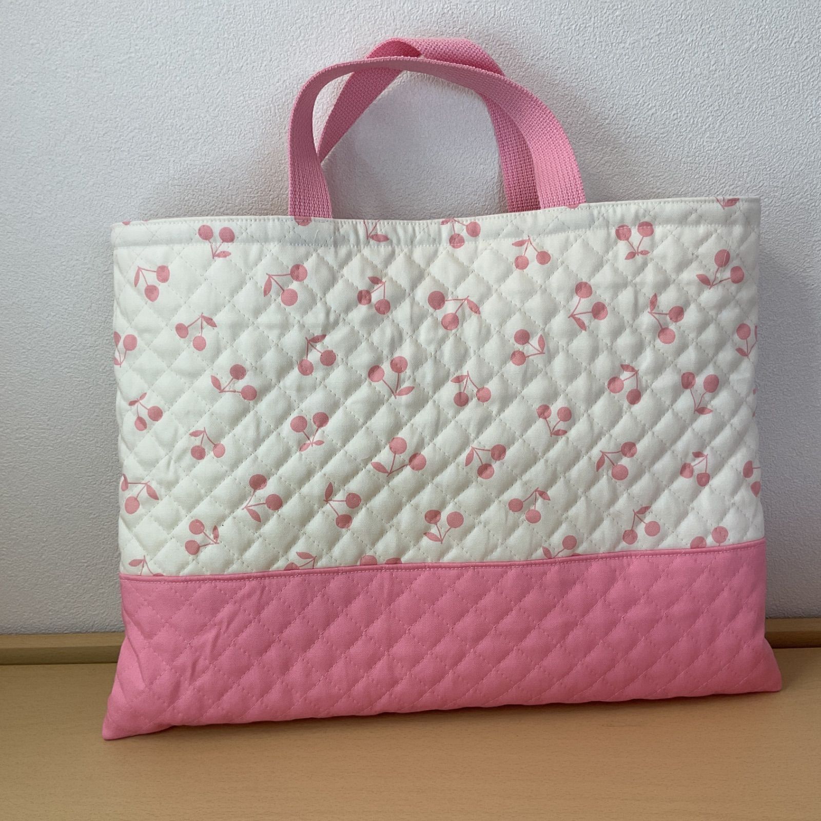 入園入学準備5点セット りんりんのハンドメイド レッスンバッグ 上履き