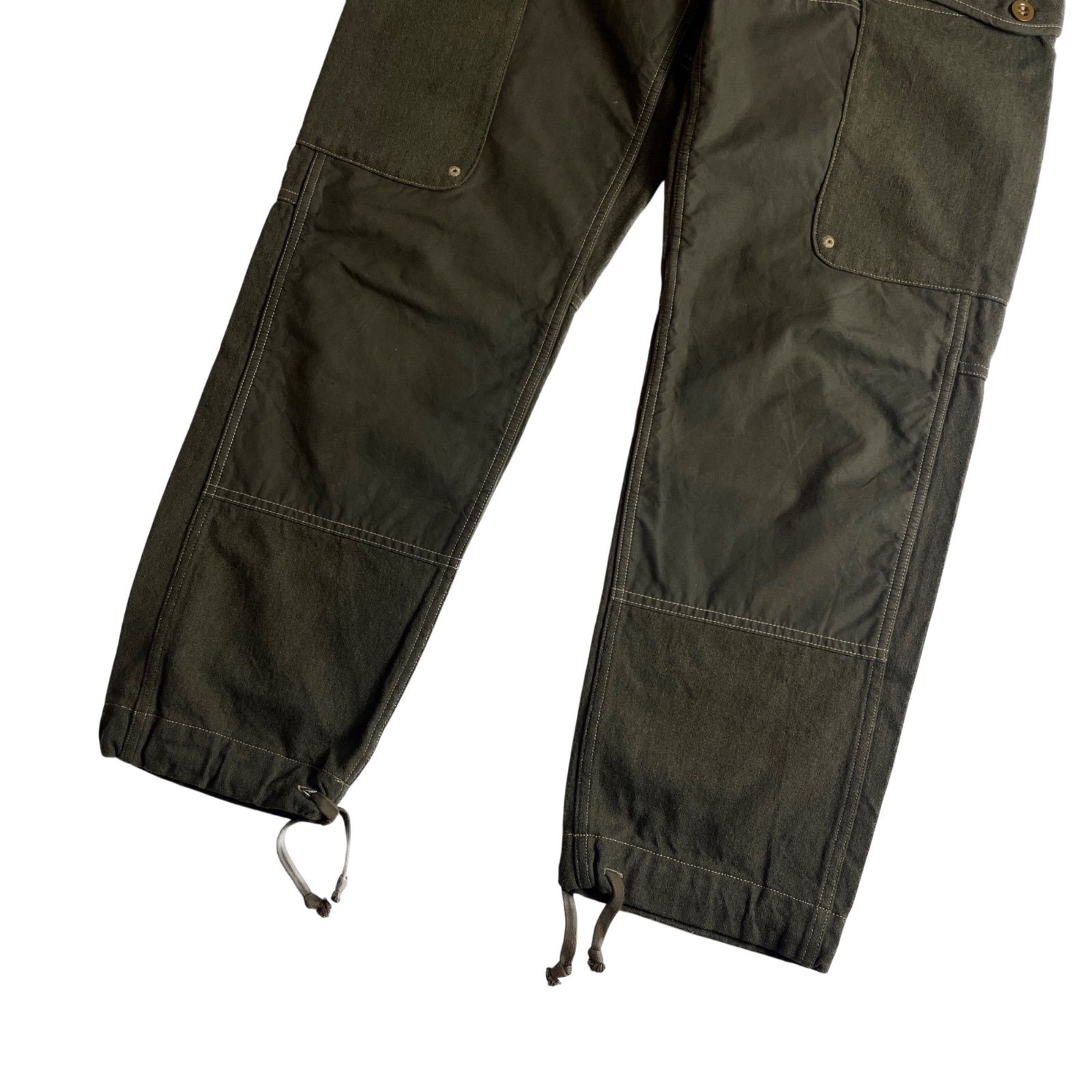 RRL WOOL BLEND CARGO PANTS 31×30 モスグリーン ダブルアールエル