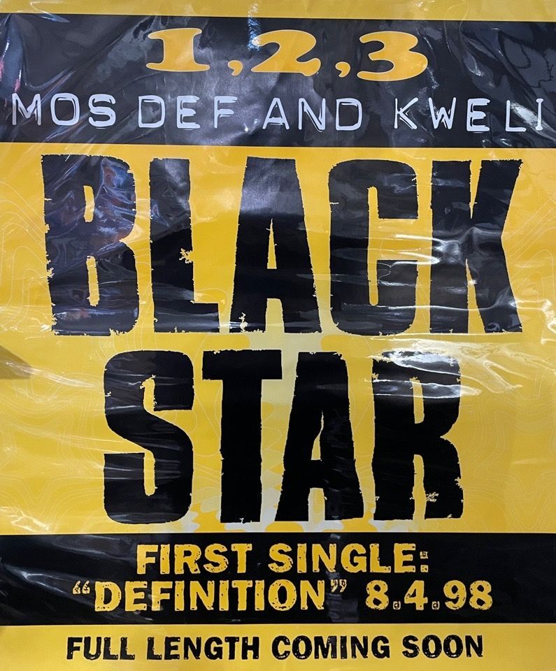 MosDef Kwelli BlackStar Poster