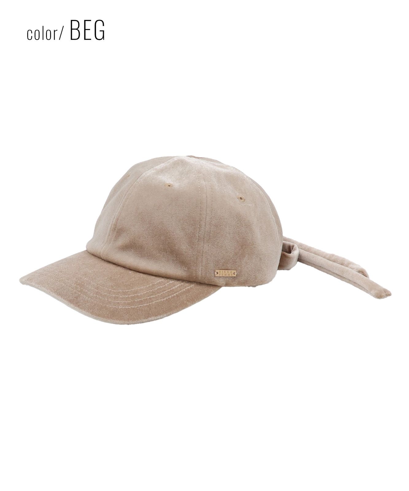 ムラスポ公式】新品 RIKKA FEMME リッカファム キャップ 帽子 リボン