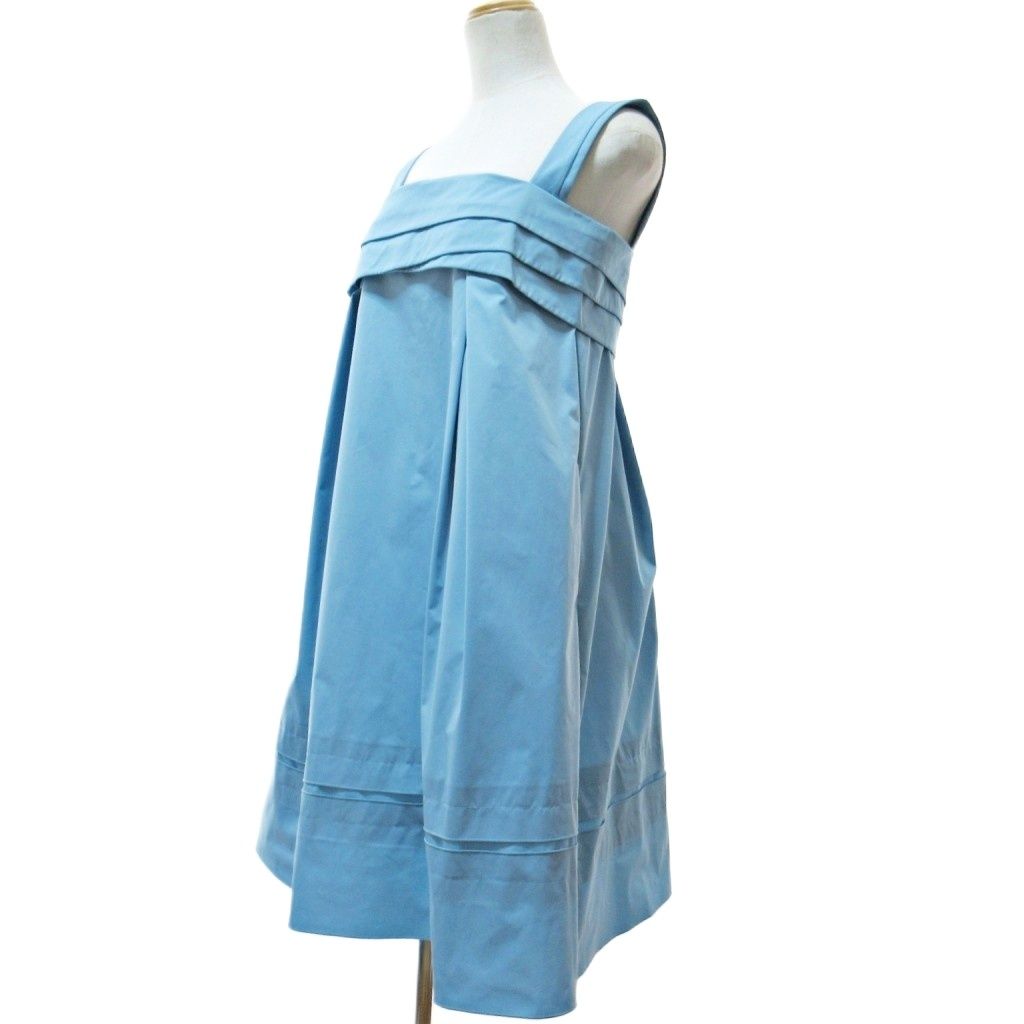 専用 フォクシーニューヨーク ワンピース サックス ライトブルー 専用