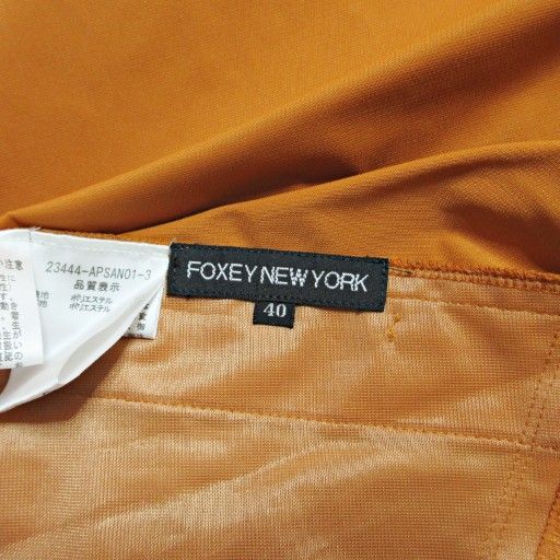 フォクシーニューヨーク FOXEY NEW YORK 美品 ワンピース 膝丈