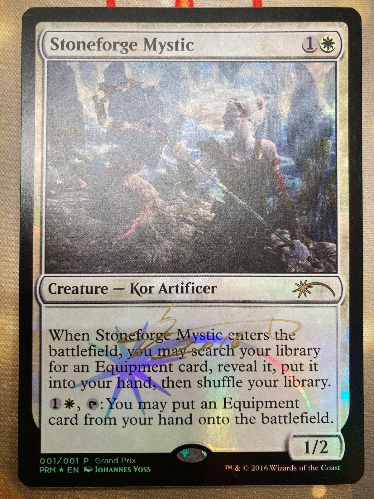 MTG 石鍛冶の神秘家英語 プロモ foil サイン - メルカリ