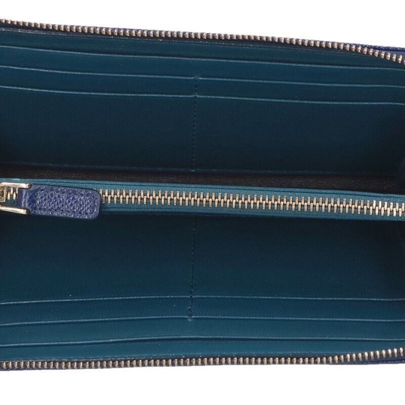 ブルガリ ビーゼロワン ラウンドジップレザー長財布 メンズ - メルカリ