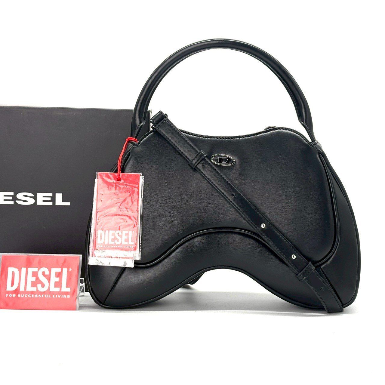 造形で魅せるY2K✨ DIESEL PLAY SHOULDER BAG ショルダーバッグ 2WAY