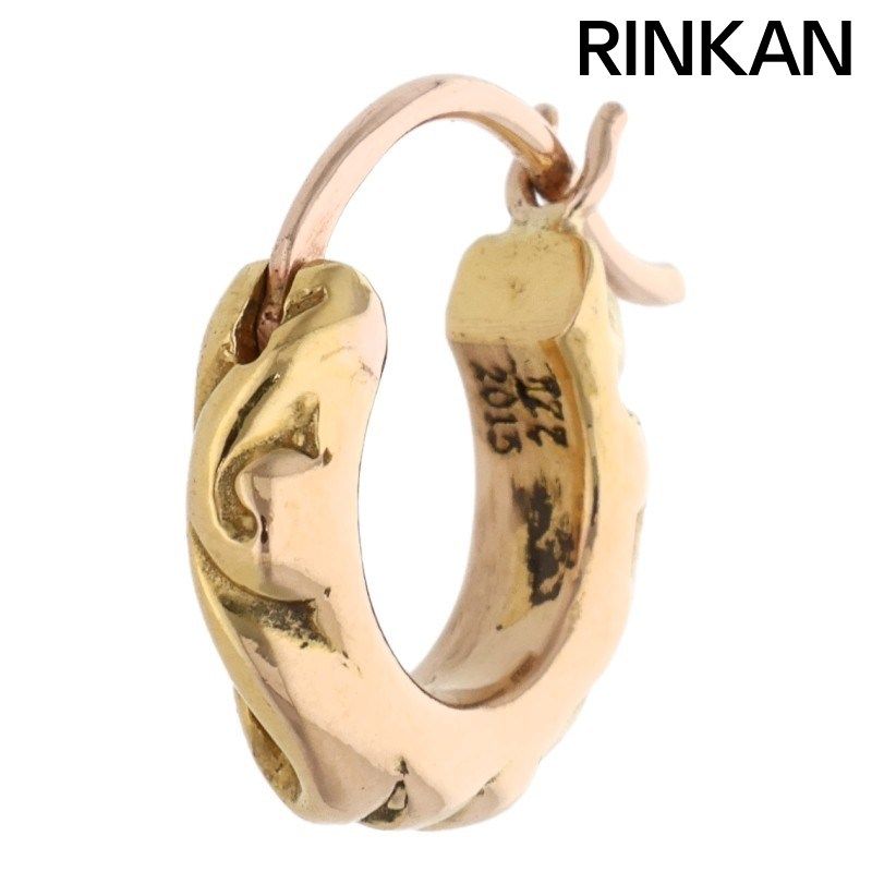 クロムハーツ 22K TNY HOOP SCRL タイニースクロールフープピアス クロムハーツ 22K TNY HOOP SCRL/22Kタイニースクロールフープ