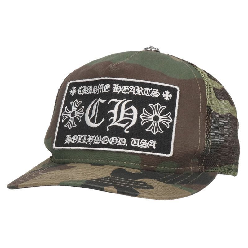 クロムハーツ TRUCKER CAP/トラッカーキャップ CHパッチクロスボール付